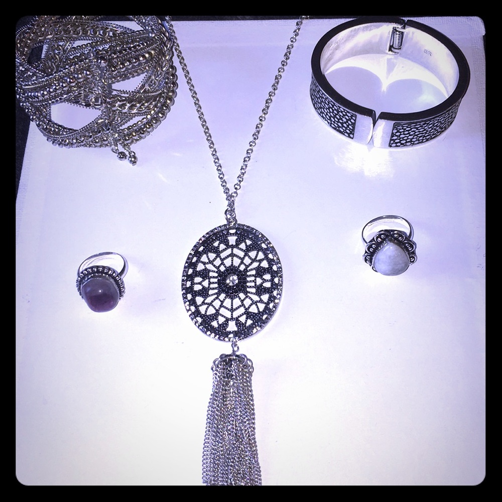 Bohemian jewelry lot